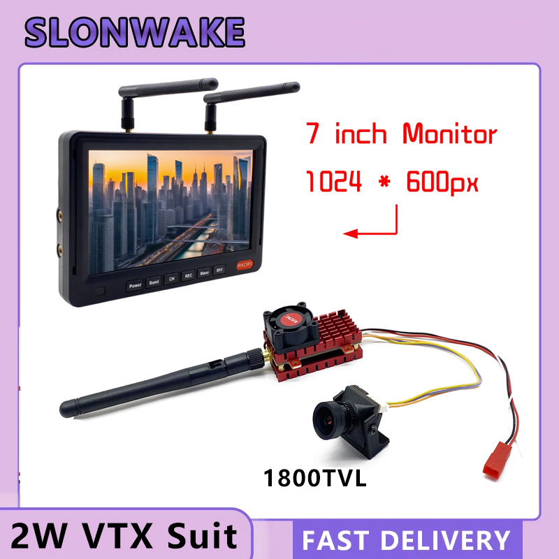 Fpv Drone Camera - SLONWAKE 5.8G 2W VTX FPV 1800TVL