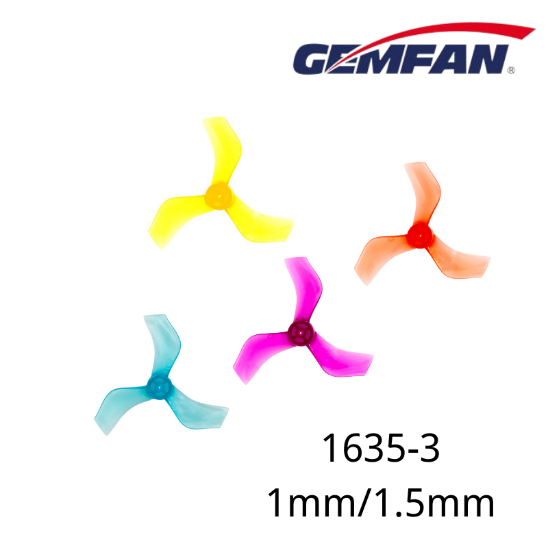 Fpv Drone Motor - Gemfan 1635 40mm 3-blads propeller 8