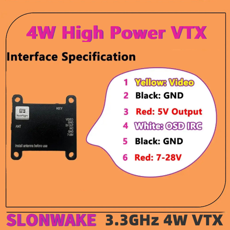 SLONWAKE FPV 3.3G 16CH 4000mW  - Fpv Drone Frame recensie en prijs
