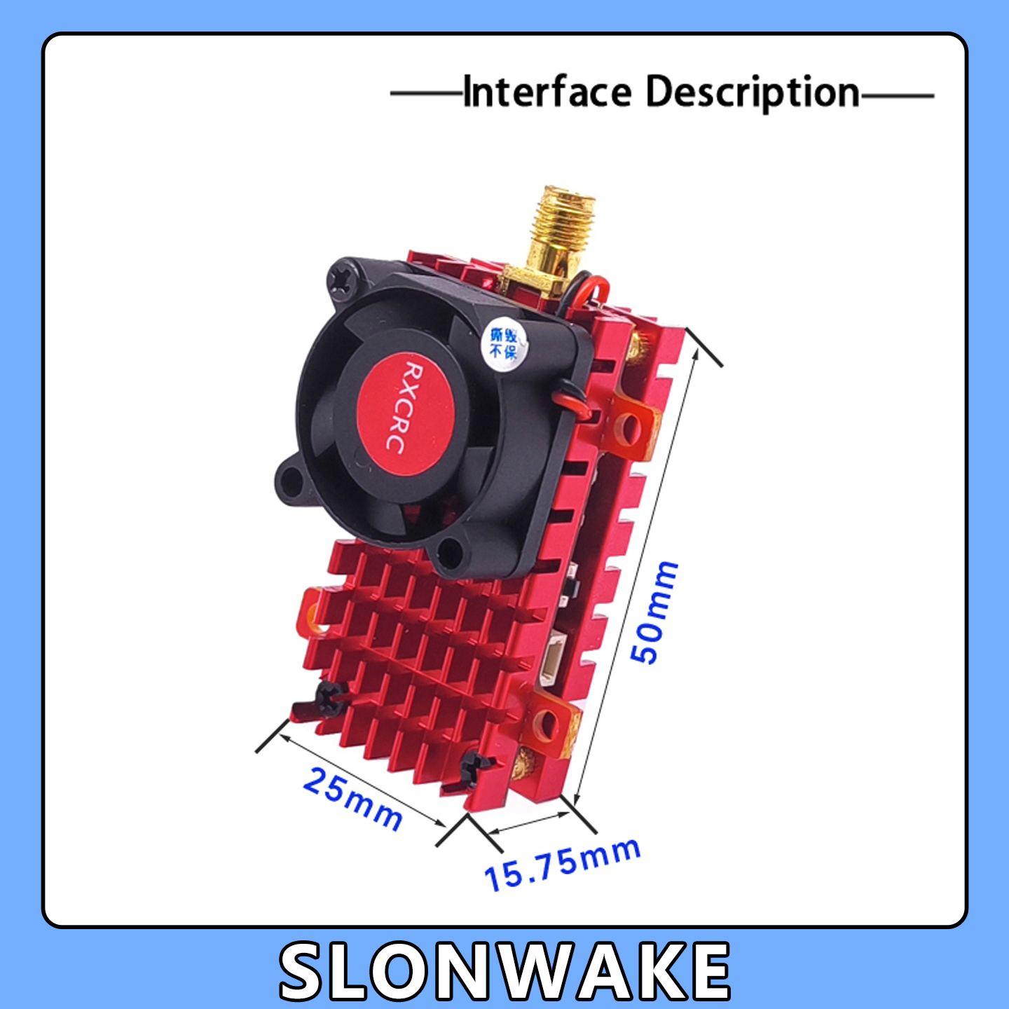 SLONWAKE 5.8G 2W VTX FPV 1800T - Fpv Drone Camera recensie en prijs