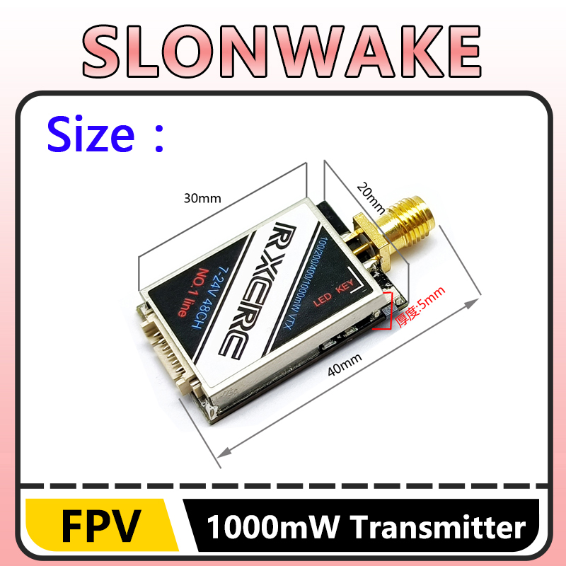 SLONWAKE 5.8G 48CH 1W VTX 100/ - Fpv Drone Frame recensie en prijs