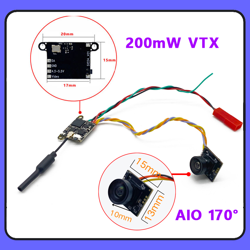 SLONWAKE 5.8G 1200TVL FPV Came - Fpv Drone Frame recensie en prijs